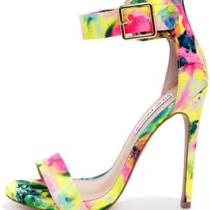 Steve Madden Marlenee multicolor floral ankle heel